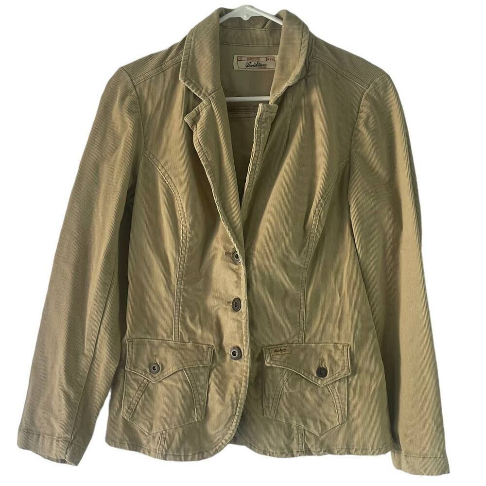 Levi Strauss Women's‎ Size Small Corduroy Tan Button Up Jacket